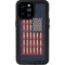 Blue Bullet American Flag iPhone 14 Pro Max Waterproof Case