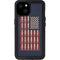 Blue Bullet American Flag iPhone 15 Plus Waterproof Case