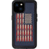 Blue Bullet American Flag iPhone 15 Plus Waterproof Case