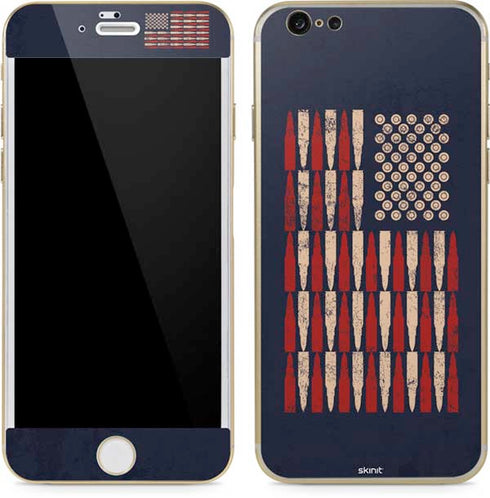 Blue Bullet American Flag iPhone 6/6s Skin