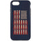 Blue Bullet American Flag iPhone 8 Pro Case