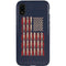 Blue Bullet American Flag iPhone XR Pro Case