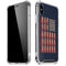 Blue Bullet American Flag iPhone XS Max Clear Case