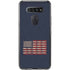 Blue Bullet American Flag LG K51/Q51 Clear Case