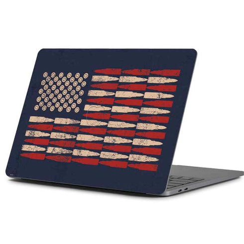 Blue Bullet American Flag Apple MacBook Pro 13-inch Skin