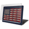 Blue Bullet American Flag MacBook Pro 13in (2020) Case plus Skin