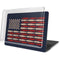 Blue Bullet American Flag MacBook Pro 16in (2019-20) Case plus Skin