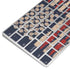 Blue Bullet American Flag Magic Keyboard Skin