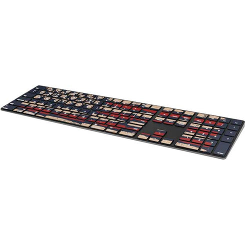 Blue Bullet American Flag Magic Keyboard with Numeric Keypad Skin