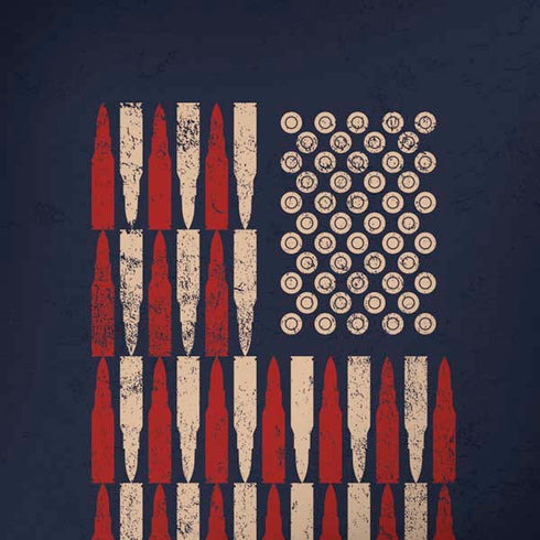 Blue Bullet American Flag Moto G6 Skin