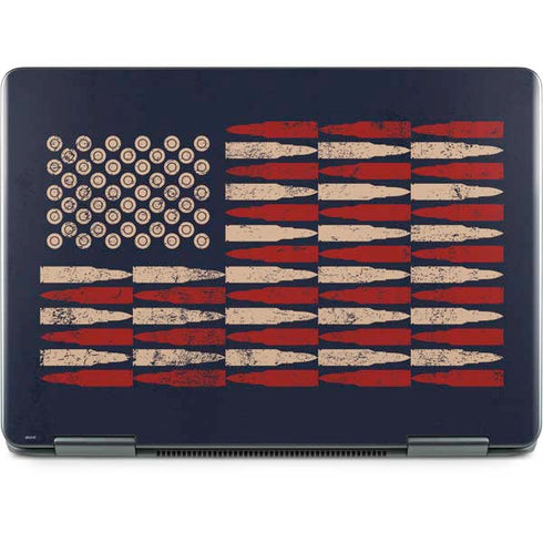 Blue Bullet American Flag Notebook 9 Pro 13in (2017) Skin
