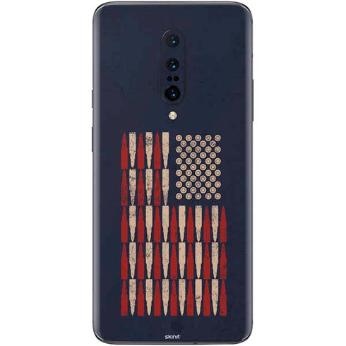 Blue Bullet American Flag OnePlus 7 Pro Skin