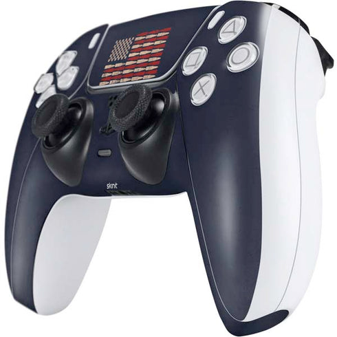 Blue Bullet American Flag PS5 Controller Skin