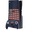 Blue Bullet American Flag PS5 Slim Disk Bundle Skin