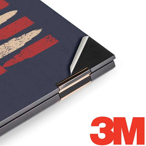 Blue Bullet American Flag HP Spectre Skin