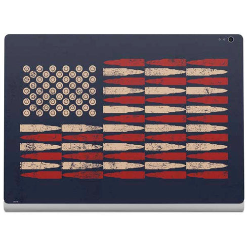 Blue Bullet American Flag Surface Book 2 13.5in Skin