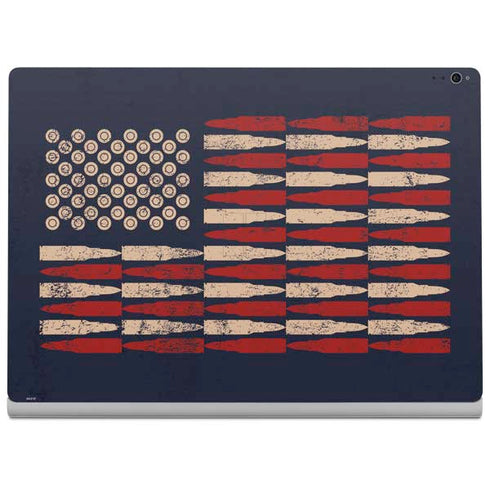 Blue Bullet American Flag Surface Book 2 15in Skin