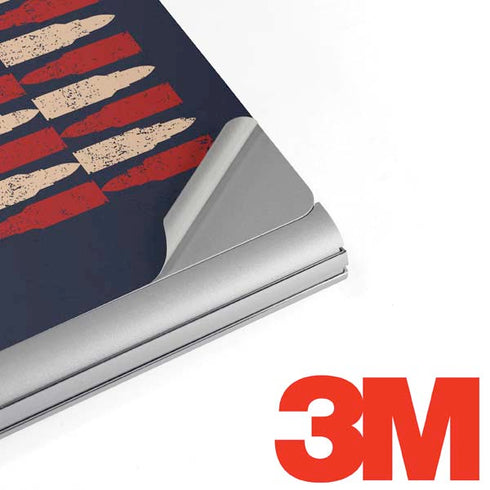 Blue Bullet American Flag Surface Book 2 15in Skin