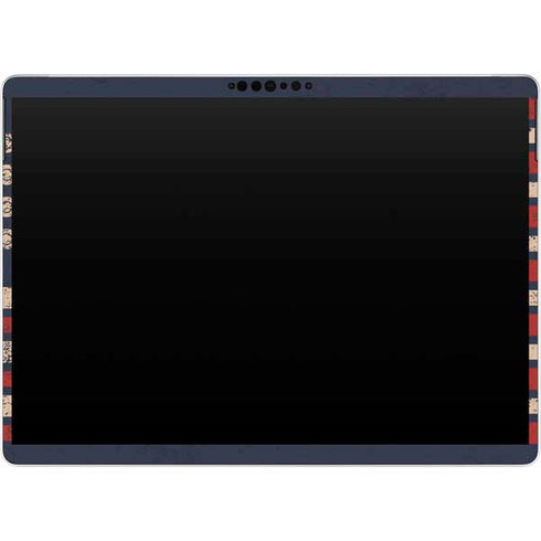 Blue Bullet American Flag Surface Pro 8 Skin