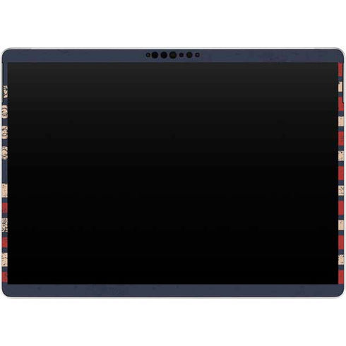 Blue Bullet American Flag Surface Pro 9 Skin