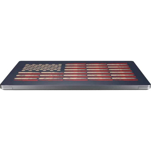 Blue Bullet American Flag Universal Laptop 14in (11.4 x 8.2in) Skin
