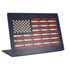 Blue Bullet American Flag Universal Laptop 17in (13.8 x 10in) Skin