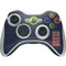 Blue Bullet American Flag Xbox 360 Wireless Controller Skin