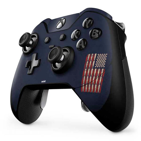 Blue Bullet American Flag Xbox One Elite Controller Skin