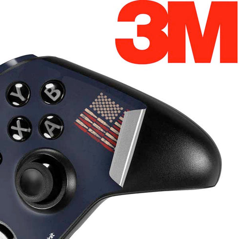 Blue Bullet American Flag Xbox One Elite Controller Skin