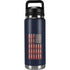 Blue Bullet American Flag YETI Rambler 26oz Bottle Skin