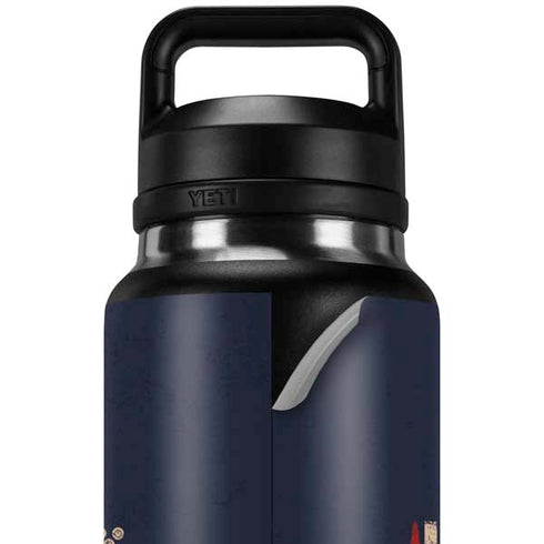 Blue Bullet American Flag YETI Rambler 36oz Bottle Skin