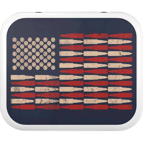Blue Bullet American Flag YETI Roadie 24 Hard Cooler Skin
