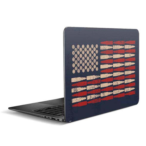 Blue Bullet American Flag Zenbook UX305FA 13.3in Skin