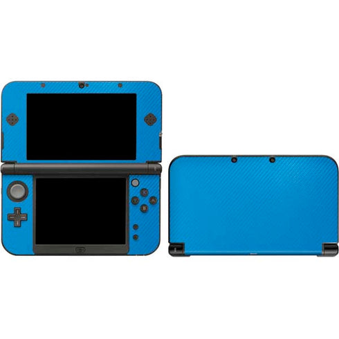 Blue Carbon Fiber Specialty Material 3DS XL 2015 Skin