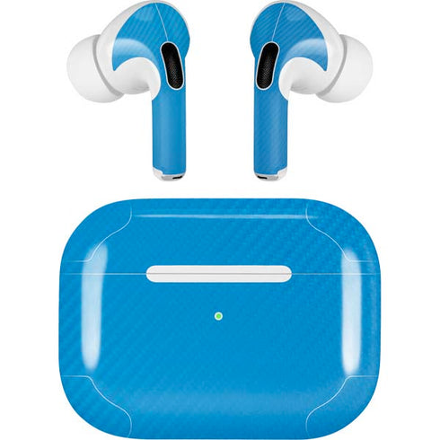 Blue Carbon Fiber Specialty Material AirPods Pro 2nd Gen Skin
