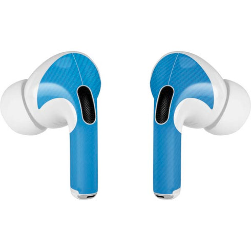 Blue Carbon Fiber Specialty Material AirPods Pro 2nd Gen Skin