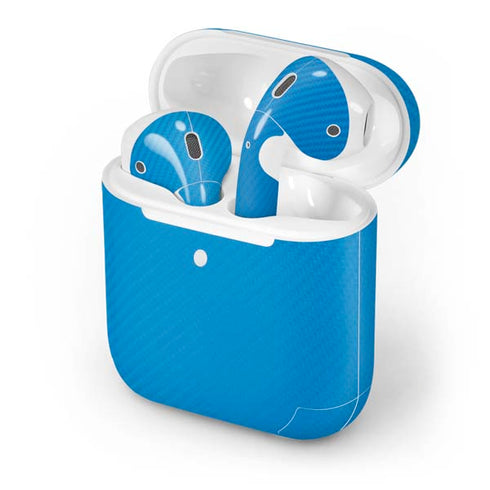 Blue Carbon Fiber Specialty Material Apple AirPods 2 Skin