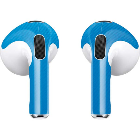 Blue Carbon Fiber Specialty Material Apple AirPods (3rd Gen 2021) Skin