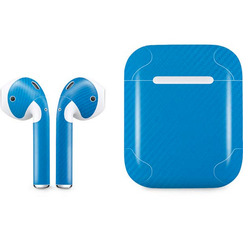 Blue Carbon Fiber Specialty Material Apple AirPods Skin