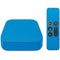 Blue Carbon Fiber Specialty Texture Material Apple TV Skin