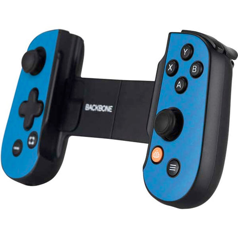 Blue Carbon Fiber Specialty Material Backbone One for iPhone Game Controller Skin