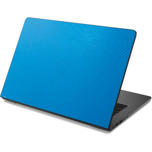 Blue Carbon Fiber Specialty Texture Material Dell Chromebook Skin