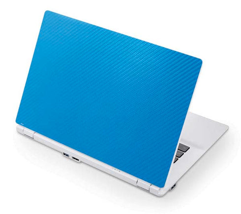 Blue Carbon Fiber Specialty Texture Material Acer Chromebook Skin