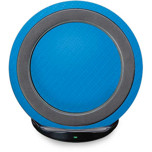 Blue Carbon Fiber Specialty Material Fast Charge Wireless Charging Stand Skin