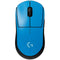 Blue Carbon Fiber Specialty Material G Pro Wireless Gaming Mouse Skin
