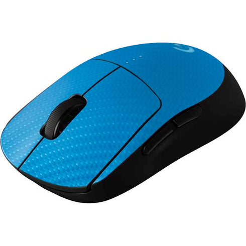 Blue Carbon Fiber Specialty Material G Pro Wireless Gaming Mouse Skin