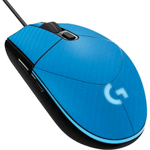 Blue Carbon Fiber Specialty Material G203 Prodigy RGB Wired Gaming Mouse Skin