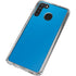 Blue Carbon Fiber Specialty Material Galaxy A21 Clear Case