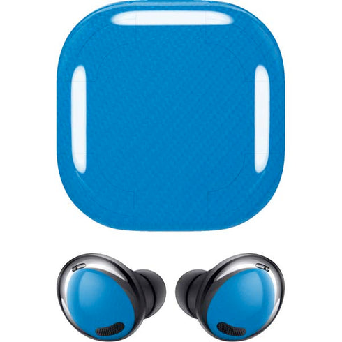 Blue Carbon Fiber Specialty Material Galaxy Buds Pro Skin