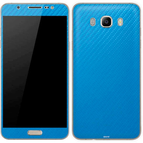 Blue Carbon Fiber Specialty Material Galaxy J7 Skin